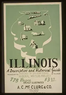 WPA Posters Prints: Illinois: A descriptive and historical guide