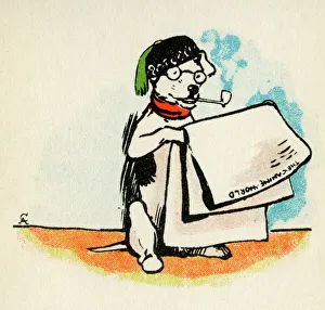 Illustration by Cecil Aldin, Stories from Puppyland Illustration by Cecil Aldin, Stories from Puppyland