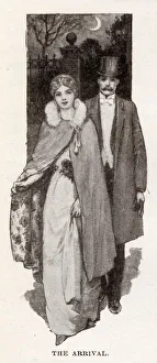 Illustration in The Etiquette of To-Day - The Arrival Illustration in The Etiquette of To-Day - The Arrival