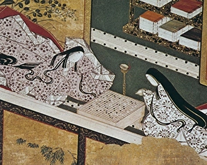 Illustration of the Genji Monogatari Emaki (The Illustration of the Genji Monogatari Emaki (The