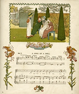 Illustration with music, A Song of a Doll Illustration with music, A Song of a Doll