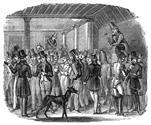 Illustration, Tattersalls after the Derby Race Illustration, Tattersalls after the Derby Race