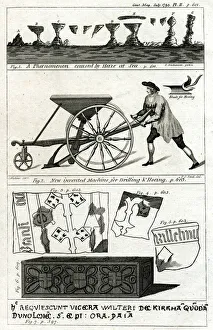 Three illustrations in The Gentleman's Magazine Three illustrations in The Gentleman's Magazine