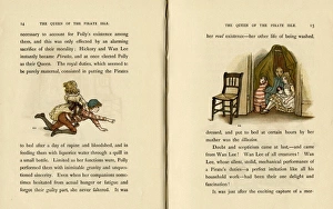 Two illustrations, The Queen of the Pirate Isle Two illustrations, The Queen of the Pirate Isle