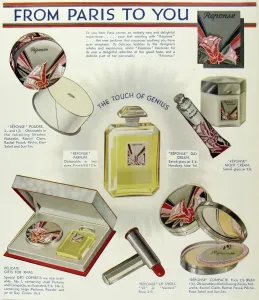Prints of Advertisement from 1930 for a new Parisian fragrance range, Reponse ILN Prints: Reponse Parisian Fragrance Print 1930