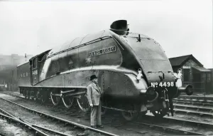 Nigel Gresley with A4 Class Steam Engine Print