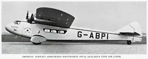 Imperial Airways Armstrong-Whitworth AW15 Atalanta plane Imperial Airways Armstrong-Whitworth AW15 Atalanta plane