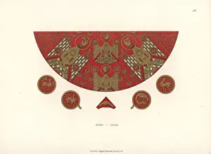 Imperial Mantle Print, Chromolithograph