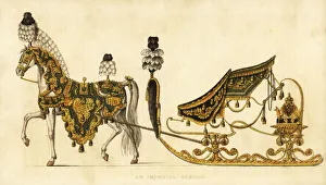 Imperial sledge or sleigh used at a party in Vienna, 1815 Imperial sledge or sleigh used at a party in Vienna, 1815