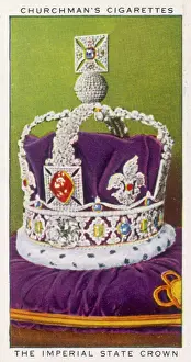 Print of the Imperial State Crown