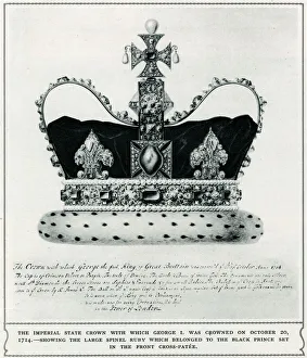Imperial State Crown of George I, was crowned 1714 Imperial State Crown of George I, was crowned 1714