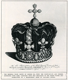 Imperial State Crown of George III, was crowned 1761 Imperial State Crown of George III, was crowned 1761