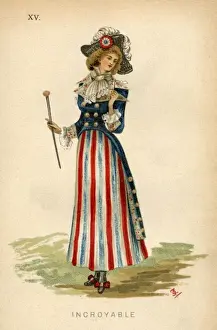 French Historical Dress Prints: An Incroyable