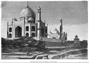 General View Print of Agra, India