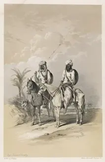 Print of Sikh War - Major Edwardes' Cavalry at Multan Siege