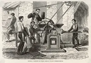 Brickmaking Machine Print