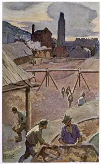 Tin Mine Print at Portreath, Cornwall