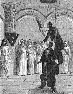 Freemason Initiation Ceremony Prints: Initiation