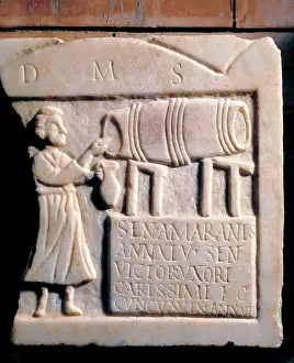 Ancient Roman Empire History Prints: Inn Scene