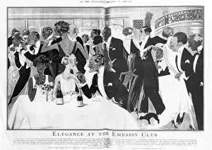 Vintage Social Gathering Prints: (insert)