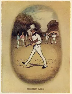 Vintage Cricket Illustration Prints: (insert)