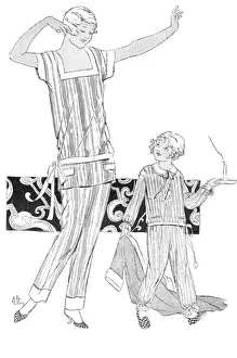 Art Deco Fashion Illustration Prints: (insert)