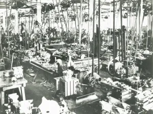 Boring, Shaping and Planing Tools at Napier Works Print 1904