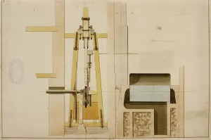 Boulton and Watt Steam Engine Print
