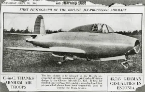 Inst. Of Mechanical Engineers Prints: 1944 British Jet-Propelled Aircraft Print