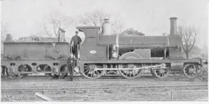Vintage Railway Locomotives Prints: Express engine 4-4-0