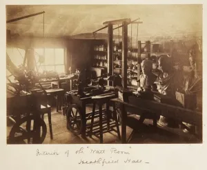 Inst. Of Mechanical Engineers Prints: Interior of the Watt Room, Heathfield Hall Print c.1883