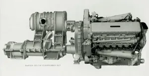 Napier Deltic Compressor Set Print
