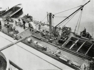 Print of Operation Pluto pipeline installation