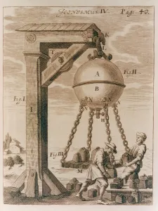 Inst. Of Mechanical Engineers Prints: Testing of a Vacuum by Weight Print