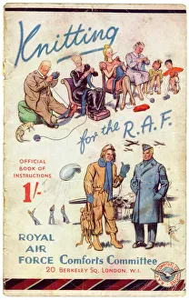 Instruction booklet, Knitting for the RAF, WW2 Instruction booklet, Knitting for the RAF, WW2