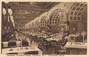 Interior of the Berliner Konzert-Haus (Clou Clou), Berlin Interior of the Berliner Konzert-Haus (Clou Clou), Berlin