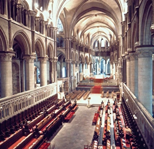 Interior of Canterbury Cathedral, Kent Interior of Canterbury Cathedral, Kent