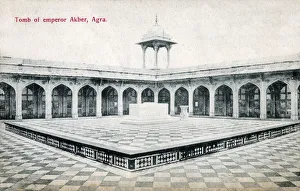 The interior of Mughal emperor Akbars Tomb The interior of Mughal emperor Akbars Tomb