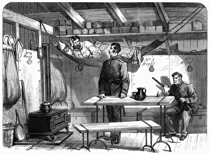 Interior of police hut in County Mayo, Ireland Interior of police hut in County Mayo, Ireland