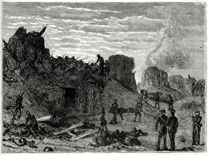 Interior of the Redan after its Capture, Siege of Sebastopol, Crimean War Date: 1855 Interior of the Redan after its Capture, Siege of Sebastopol, Crimean War Date: 1855