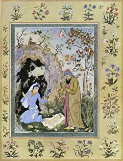 Nativity Prints: Persian-Style Nativity Scene Print