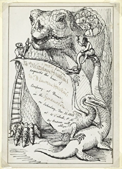 Invitation to Dinner in Iguanodon 31/12/1853 Invitation to Dinner in Iguanodon 31/12/1853