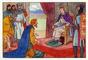 The Irish Chiefs and Kings kneel before King Henry II The Irish Chiefs and Kings kneel before King Henry II