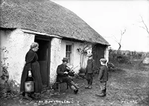 Irish Countryside Scenery Prints: An Irish Fiddler