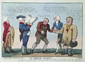 British Politics 18th Century Prints: An Irish union