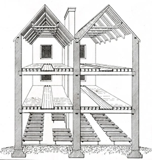 Irish Workhouse Dormitory Design 1840 Irish Workhouse Dormitory Design 1840