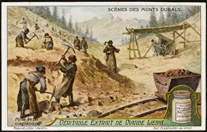 Historical Mining Industry Prints: Iron Mining Urals