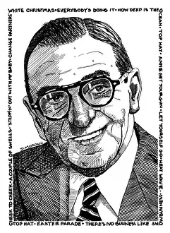 Historical Music Composers Prints: Irving Berlin