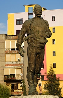 Isa Boletini (1864-1916) statue. Albania Isa Boletini (1864-1916) statue. Albania