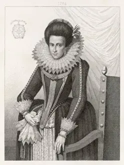 Leonardo Da Vinci Prints: Isabella of Aragon Print, a portrait of the Duchess of Milan